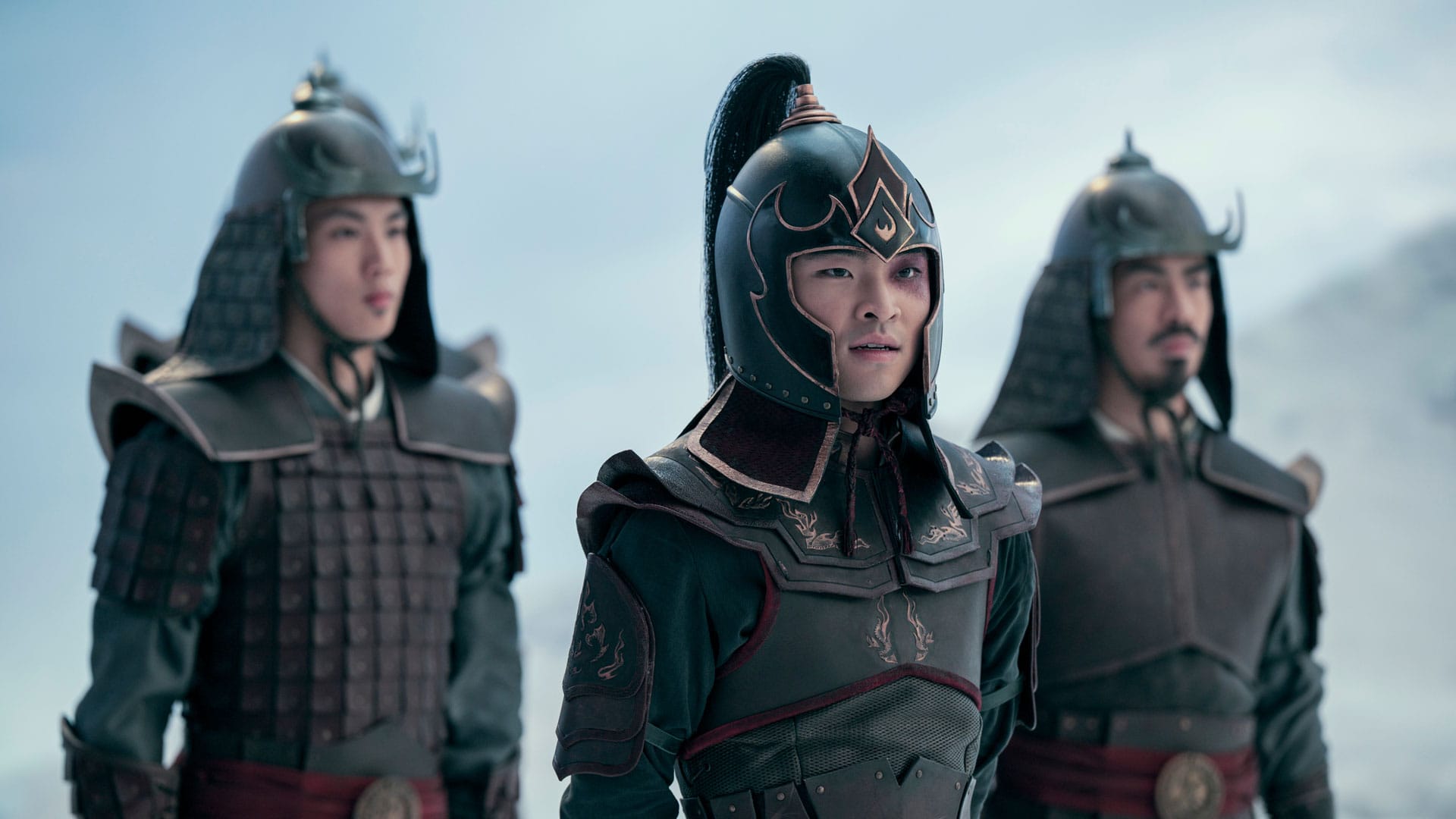 Dallas Liu as Prince Zuko in Season One of Avatar: The Last Airbender - Cr. Robert Falconer/Netflix © 2024